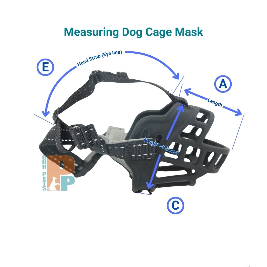Dangerous Dog Muzzle Silicone Mask