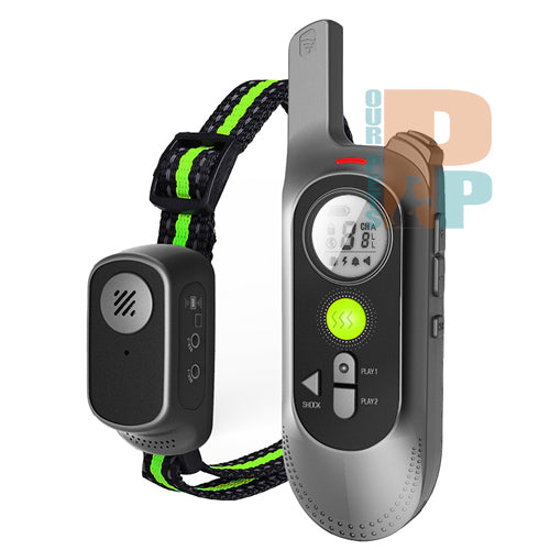 Rechargeable Remote Training Collar With Voice Recorder