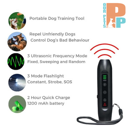 Super Ultrasonic Dog Repeller and Trainer