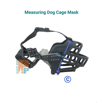 Dangerous Dog Muzzle Silicone Mask